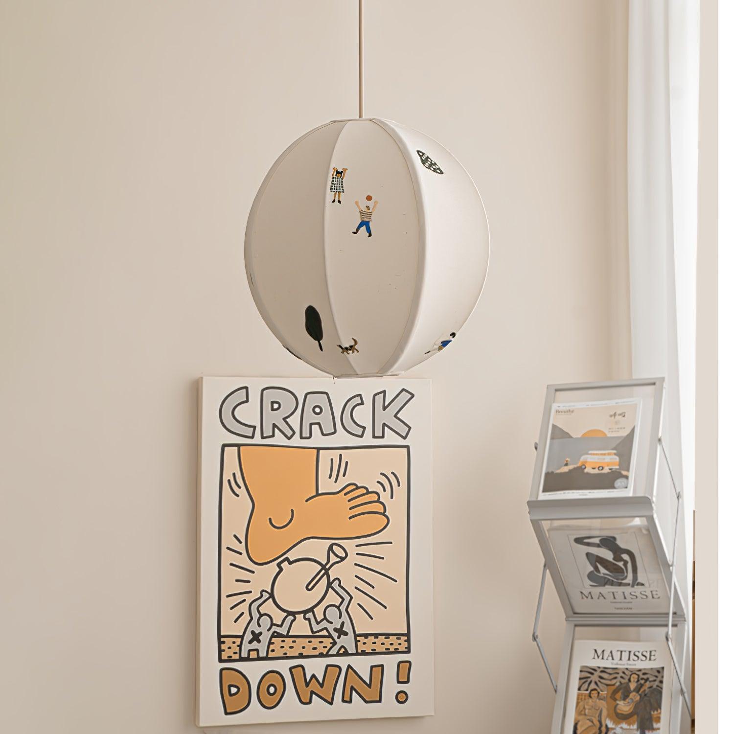 Zelarace Stoff Pendelleuchte-Letslighting