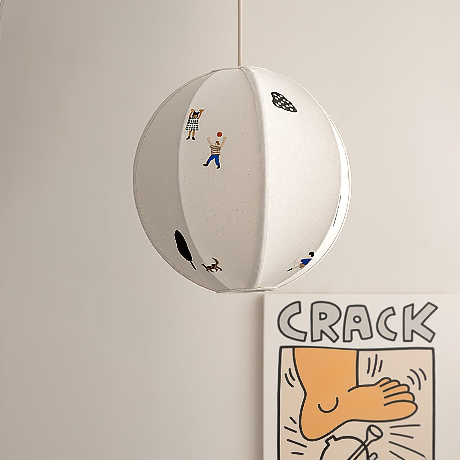Zelarace Stoff Pendelleuchte-Letslighting