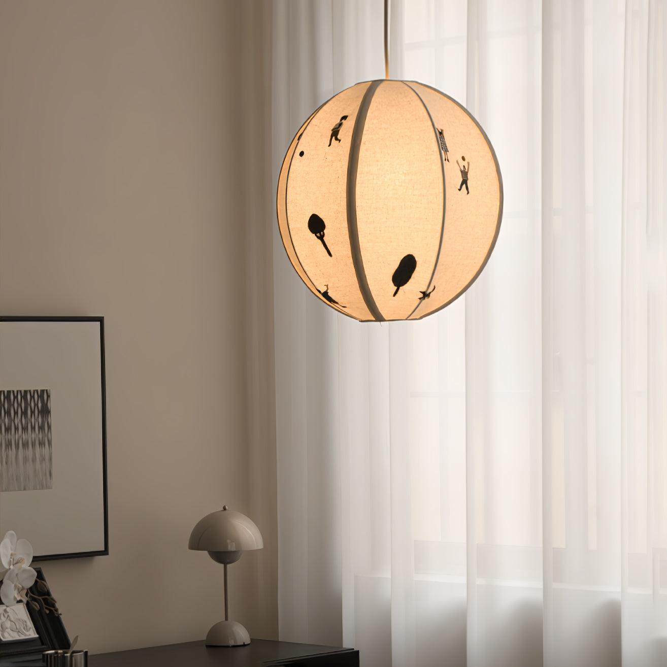 Zelarace Stoff Pendelleuchte-Letslighting