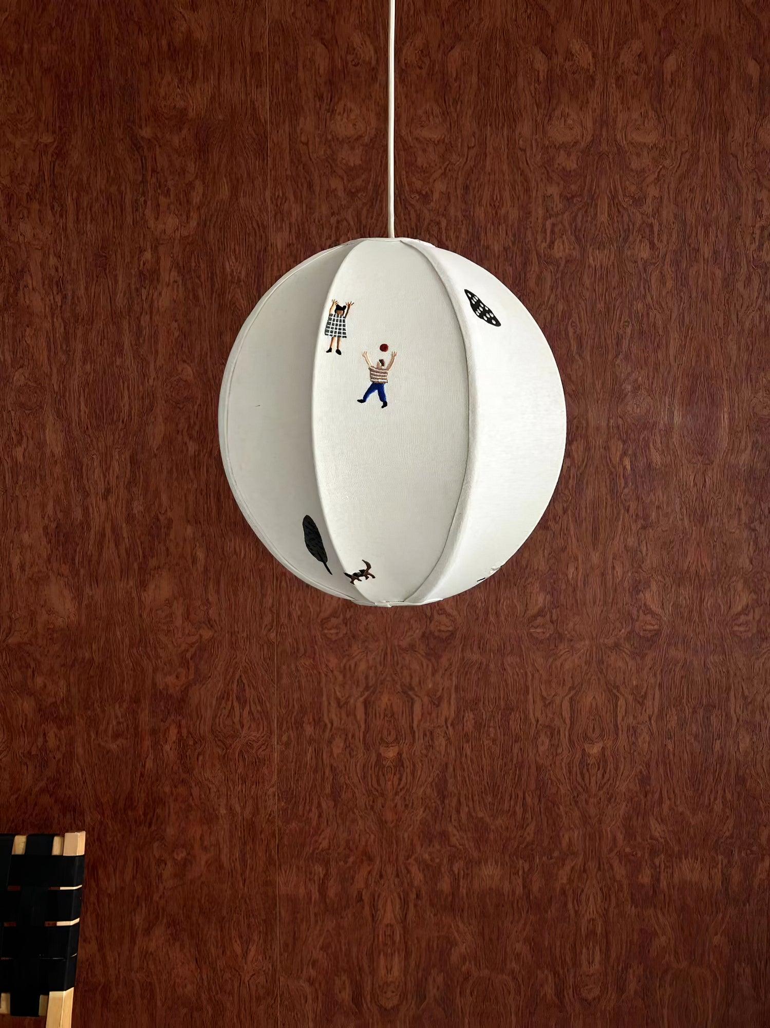 Zelarace Stoff Pendelleuchte-Letslighting