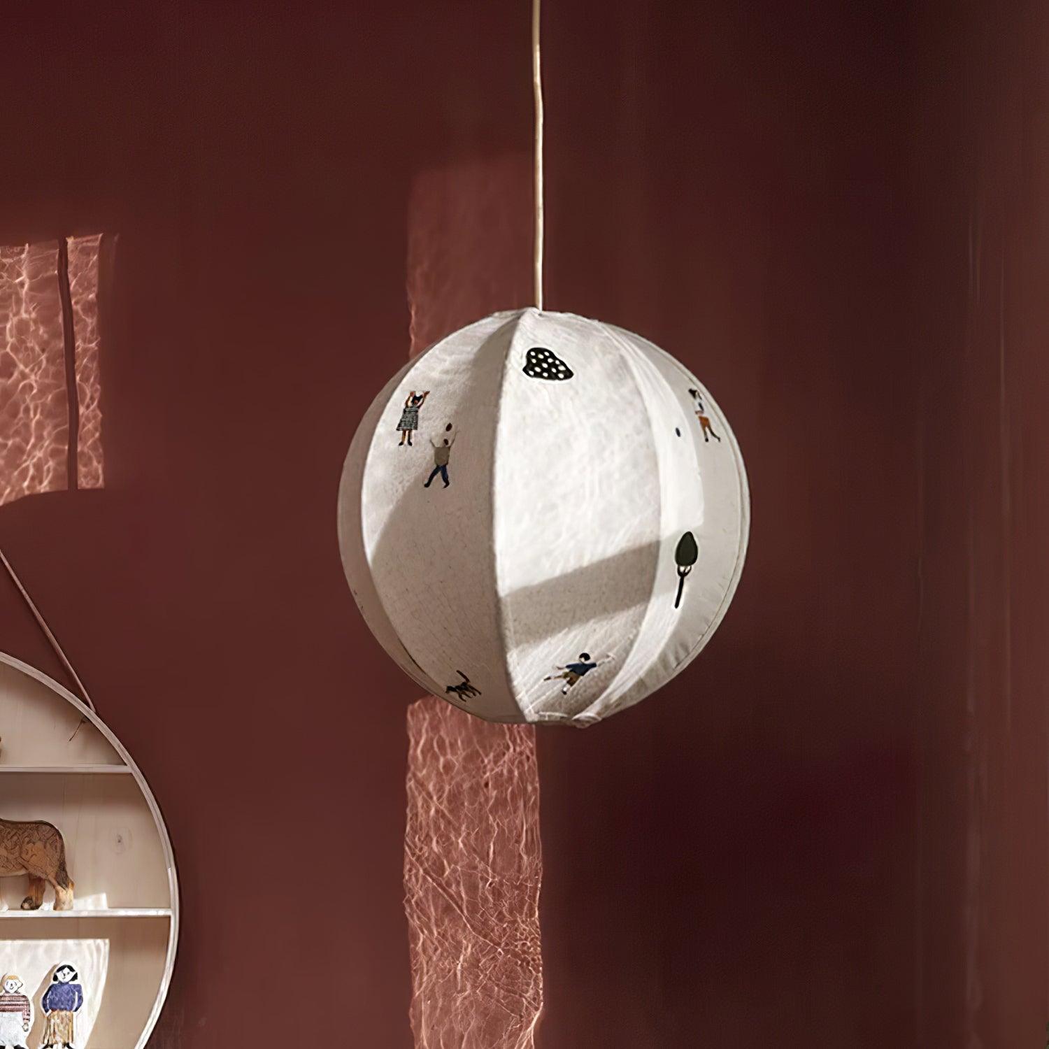 Zelarace Stoff Pendelleuchte-Letslighting