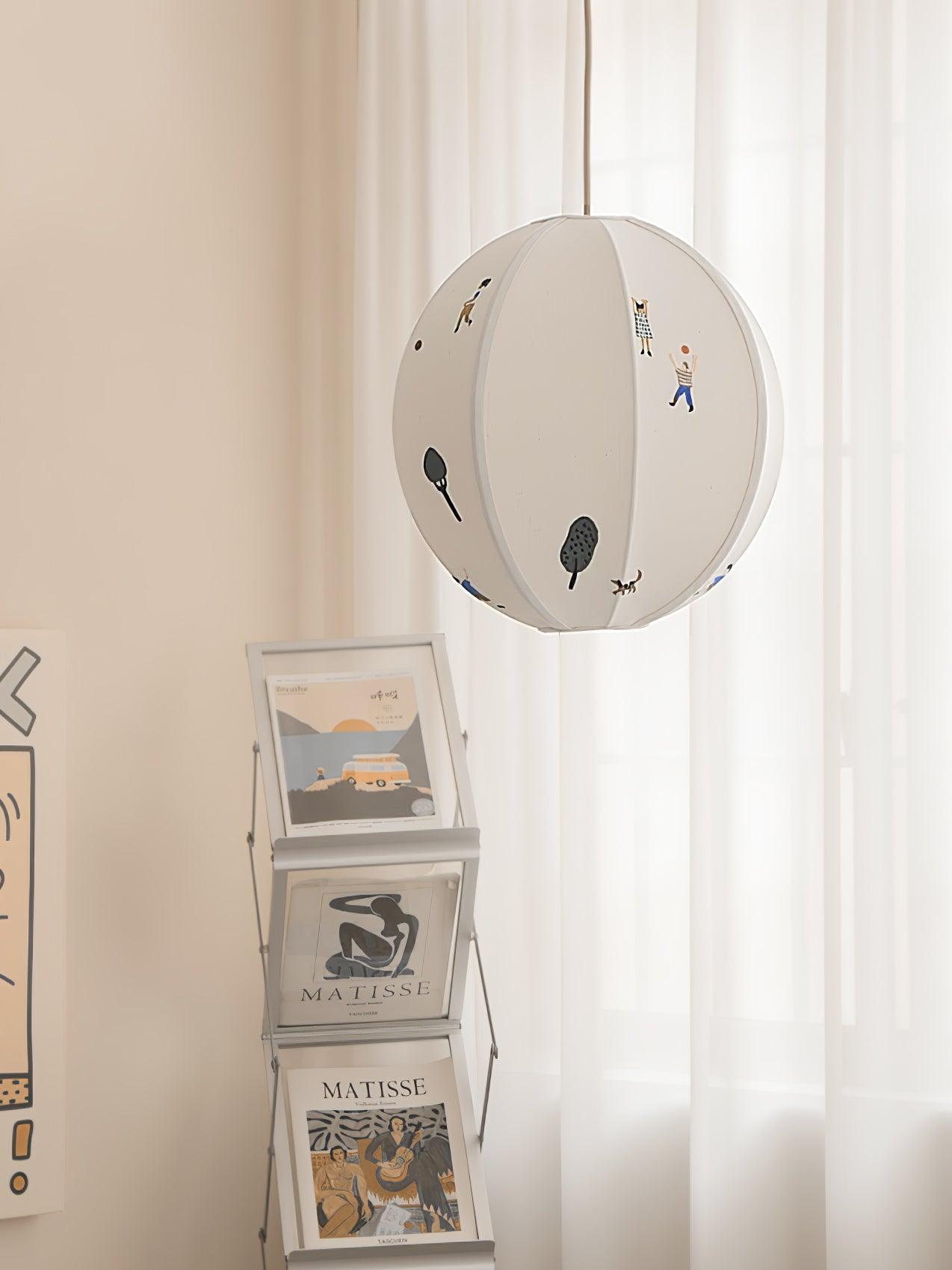 Zelarace Stoff Pendelleuchte-Letslighting