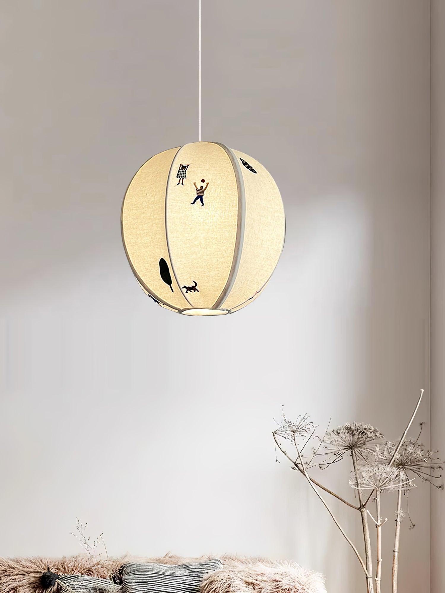 Zelarace Stoff Pendelleuchte-Letslighting