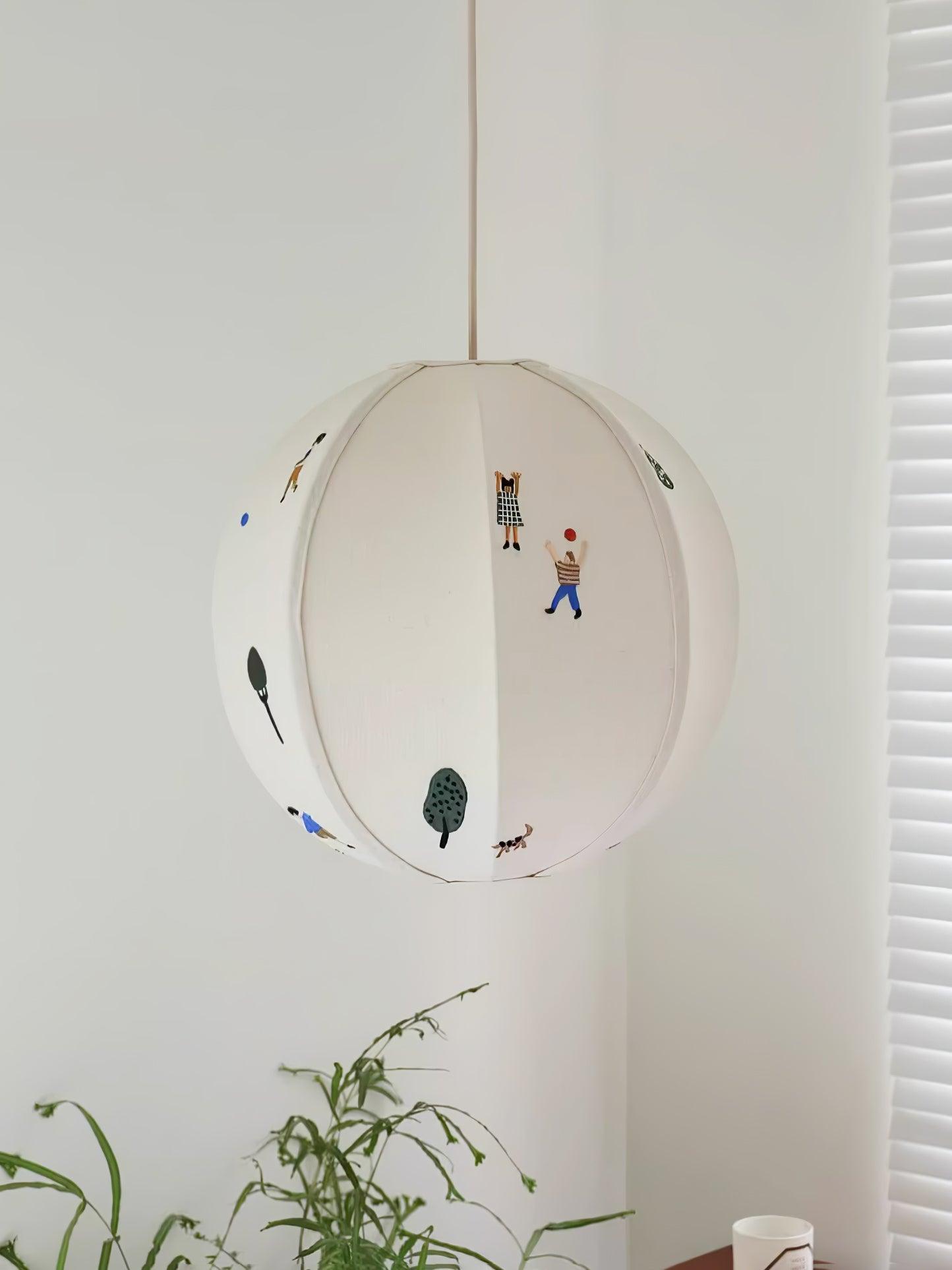 Zelarace Stoff Pendelleuchte-Letslighting