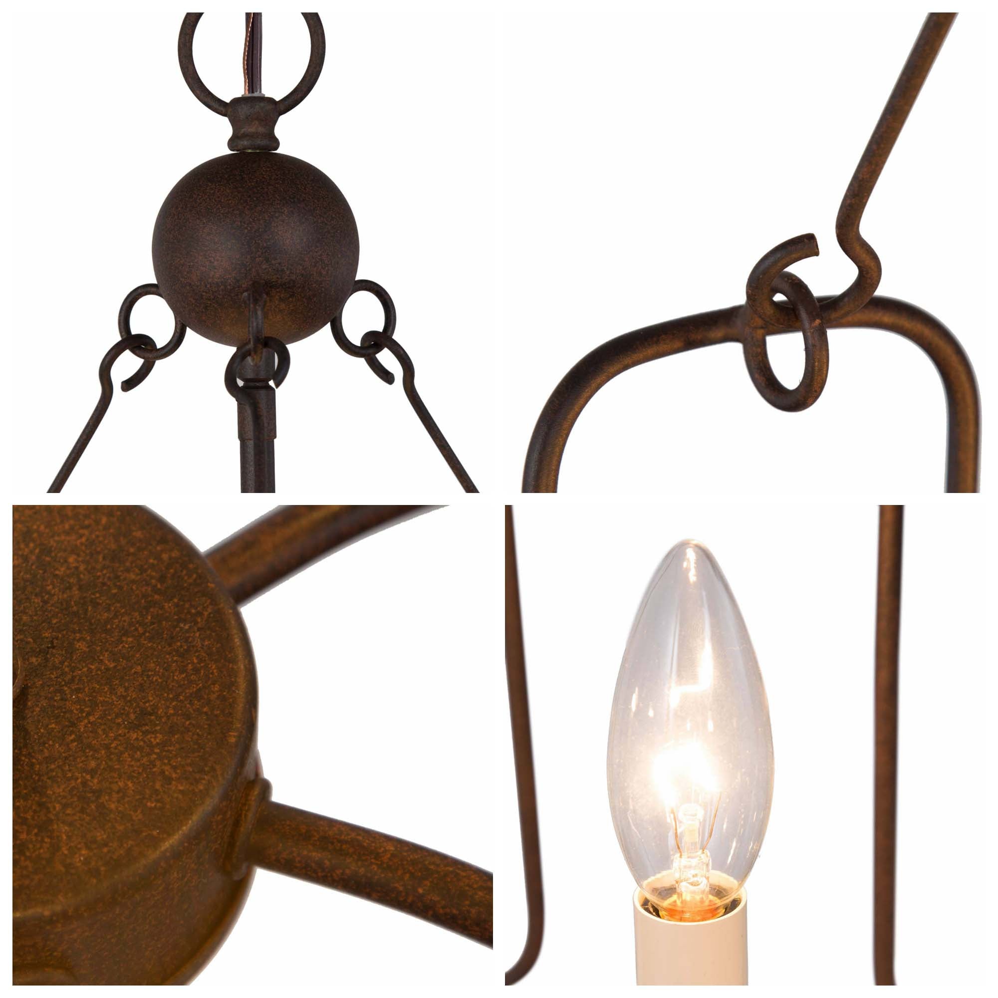 Cocaryra Vintage Industrie Kronleuchter-Letslighting