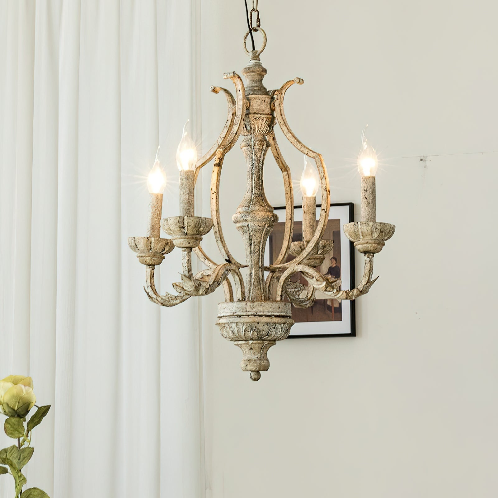 Orinira Vintage Industrial Holz Pendelleuchte-Letslighting