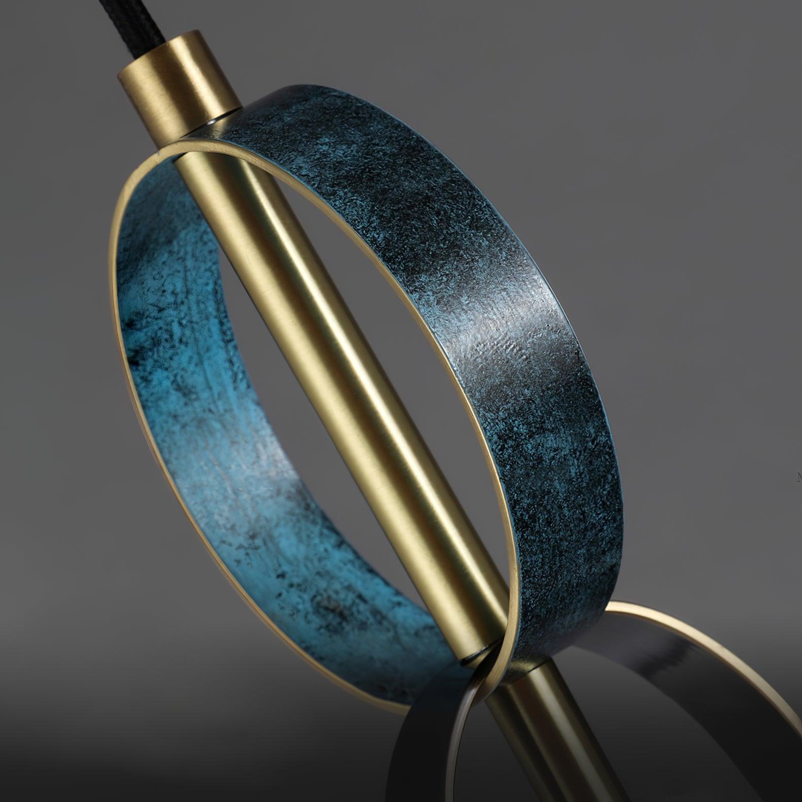 Lustra Pendelleuchte Glas Messing-Letslighting