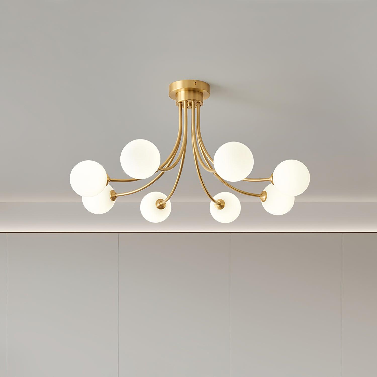 Sage Moderne Deckenleuchte aus Messing-Letslighting