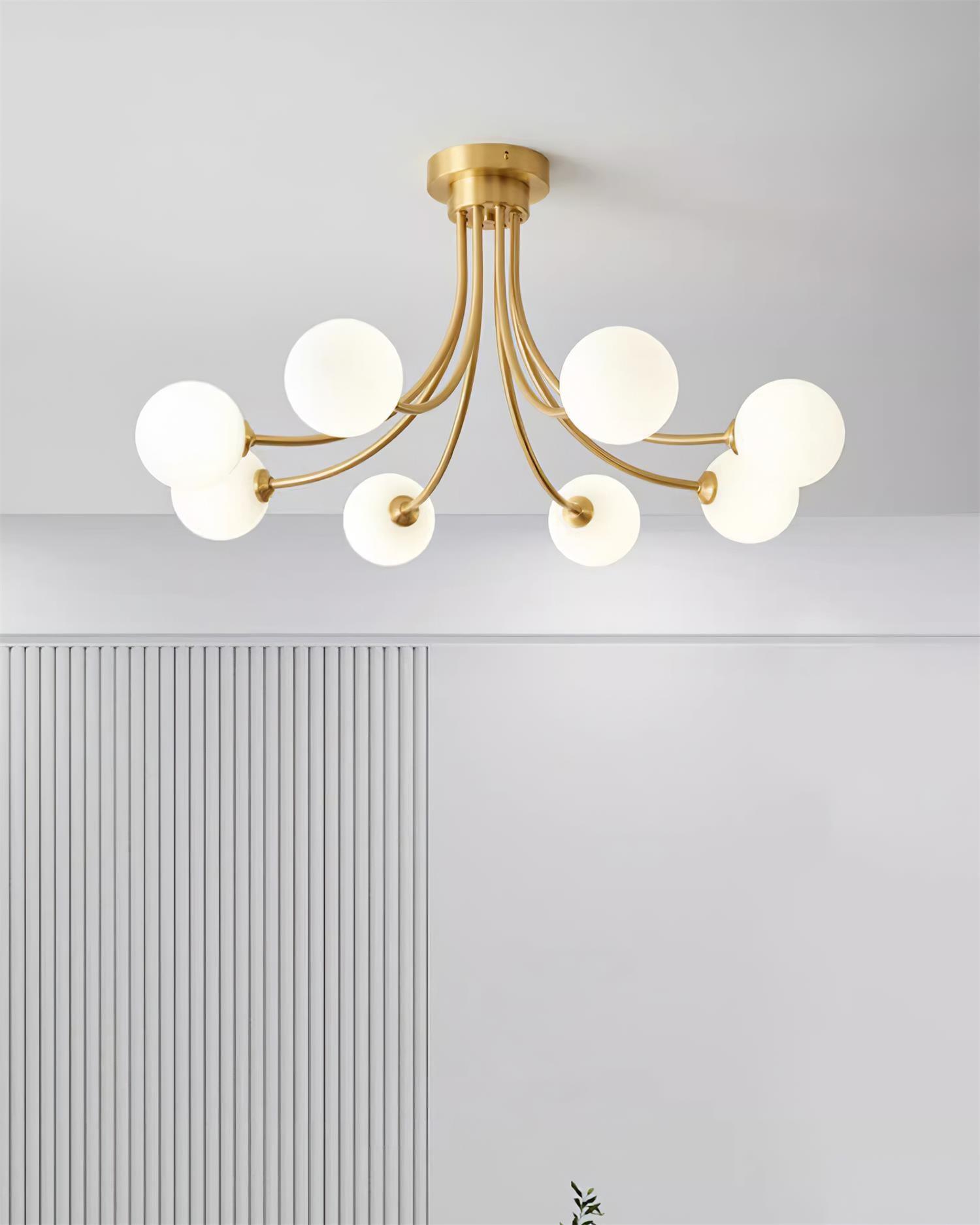 Sage Moderne Deckenleuchte aus Messing-Letslighting