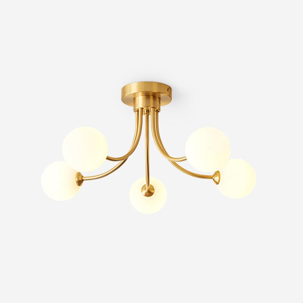Sage Moderne Deckenleuchte aus Messing-Letslighting