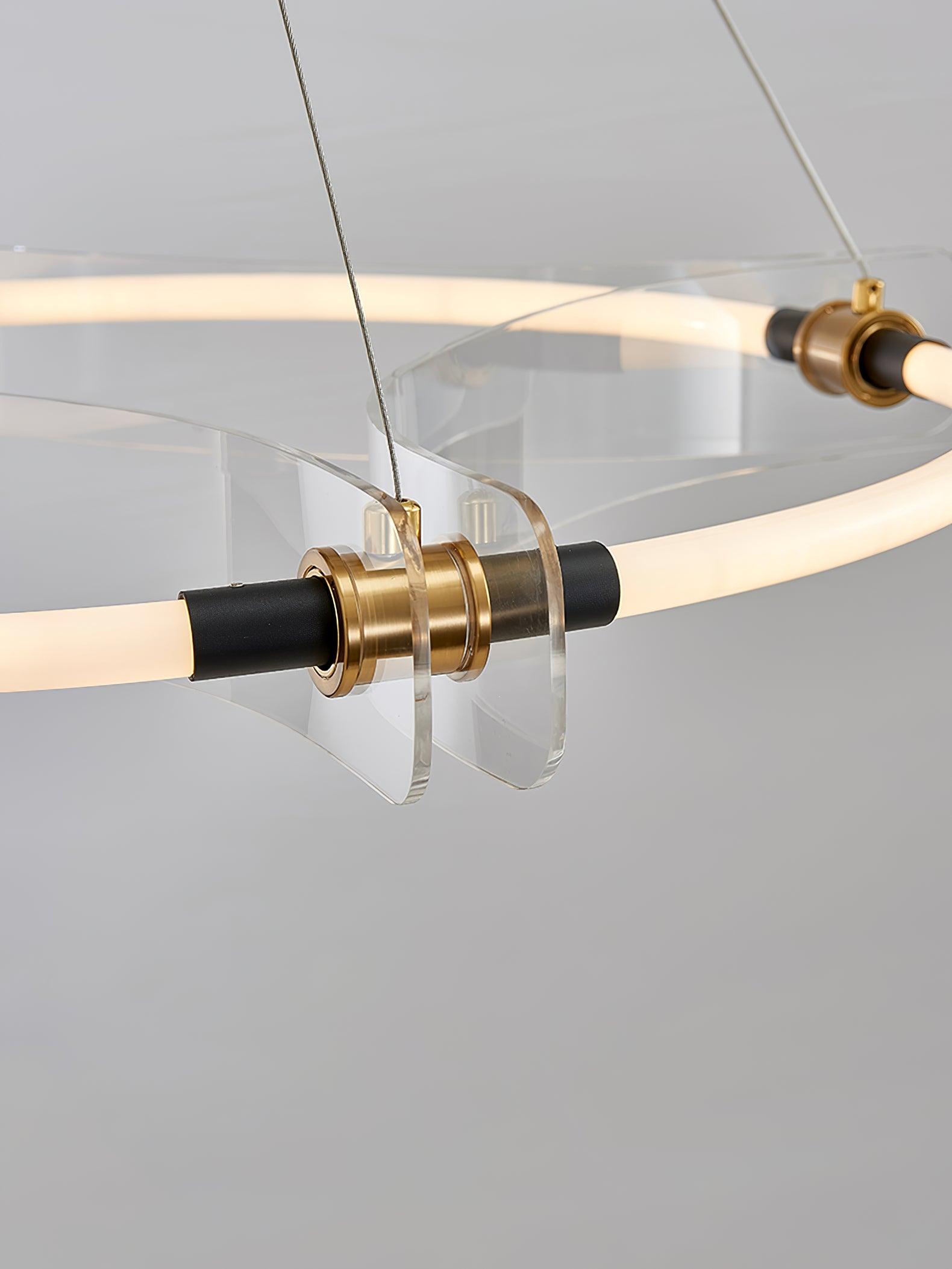 Lustra Goldfarbener Moderner Kronleuchter-Letslighting