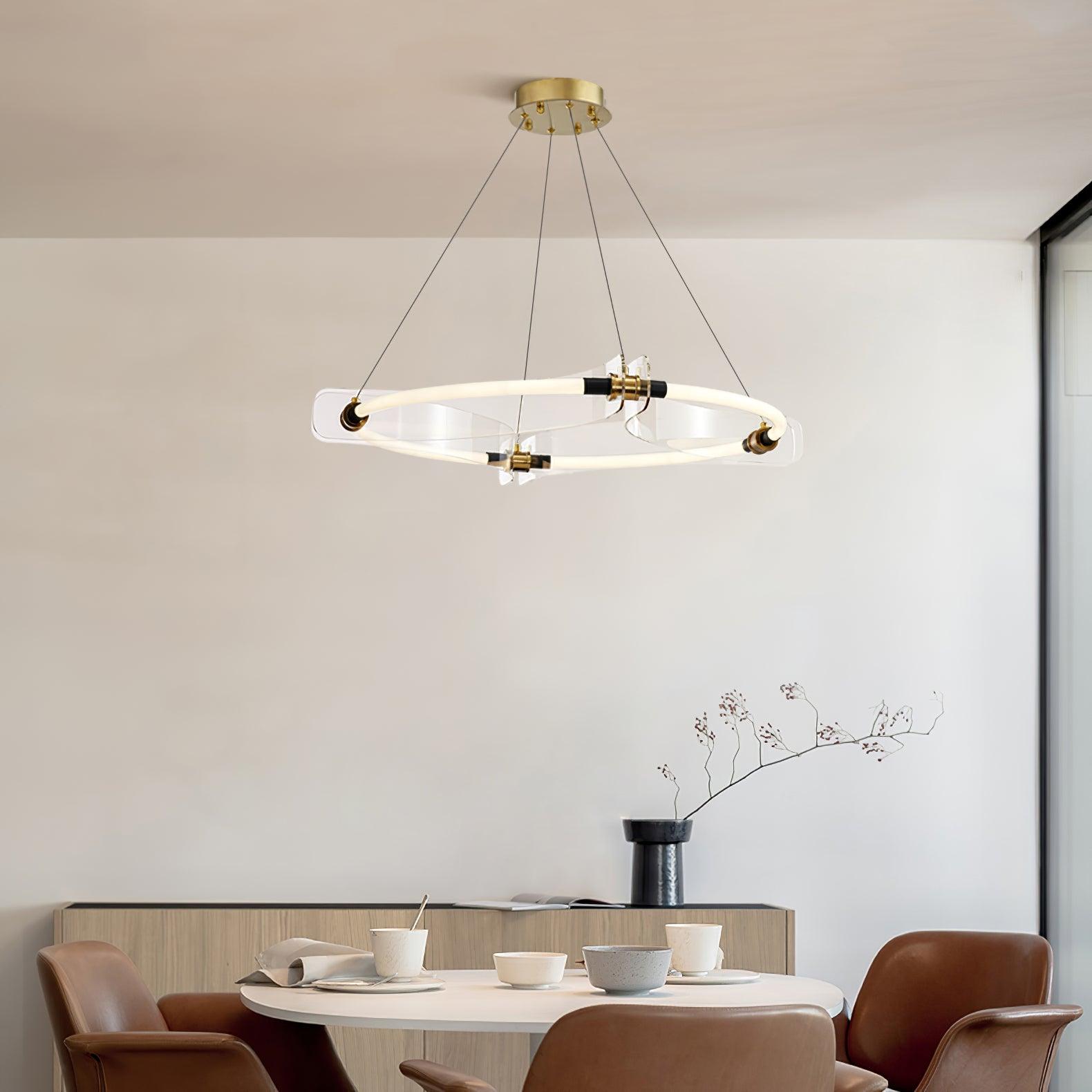 Lustra Goldfarbener Moderner Kronleuchter-Letslighting