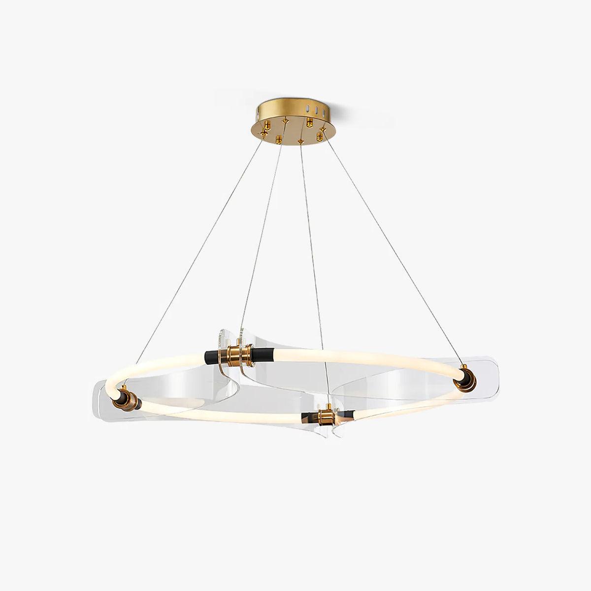 Lustra Goldfarbener Moderner Kronleuchter-Letslighting