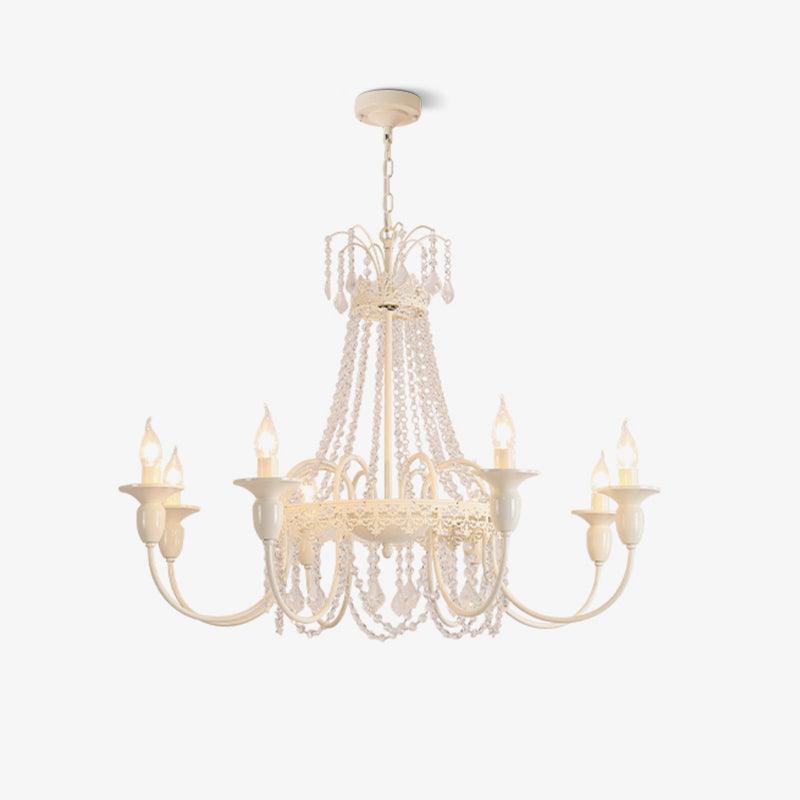 Lustra Kronleuchter Rosa Glas Elegant Wohnzimmer Schlafzimmer-Letslighting