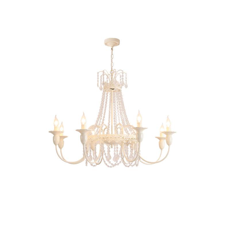 Lustra Kronleuchter Rosa Glas Elegant Wohnzimmer Schlafzimmer-Letslighting