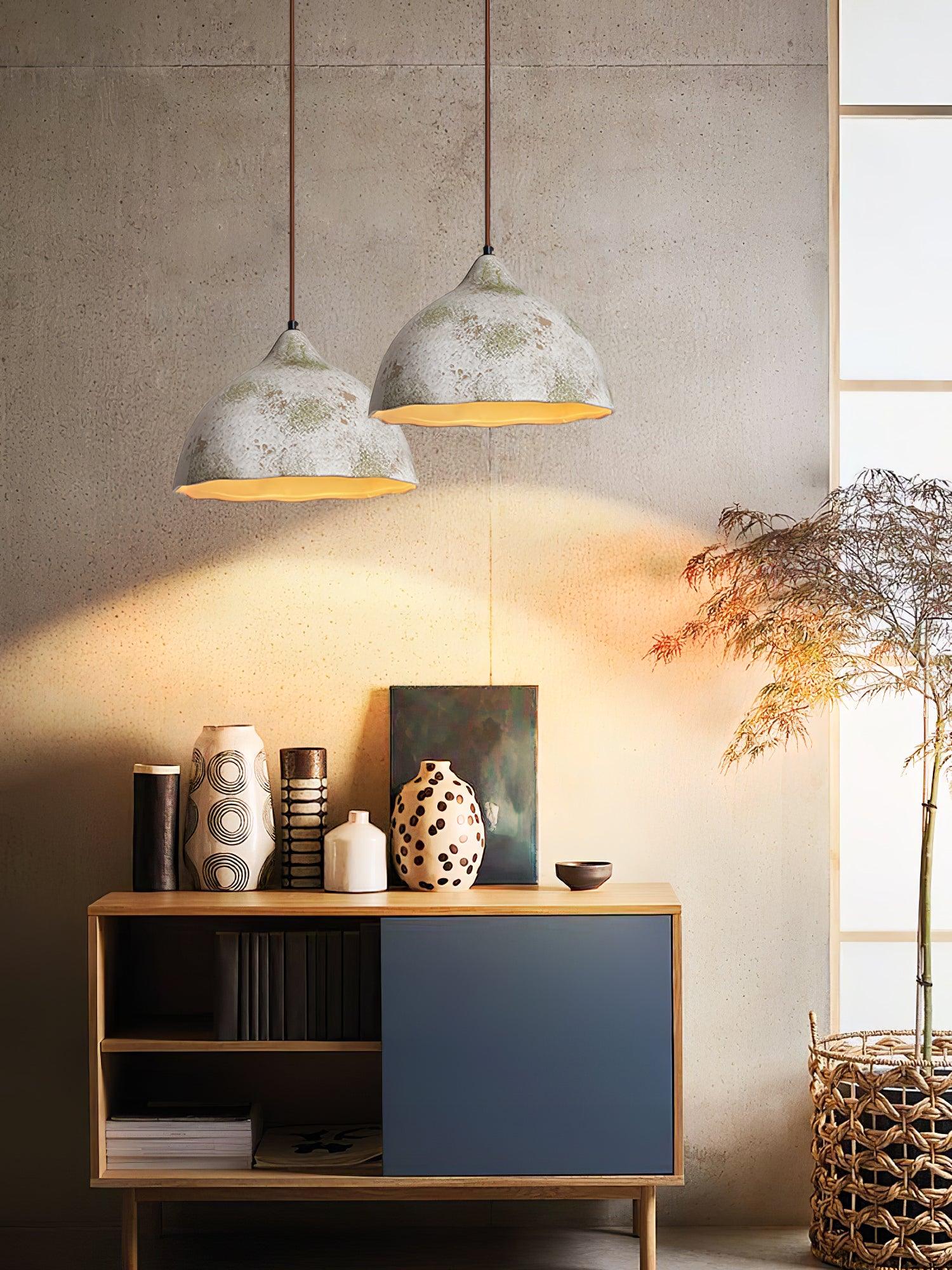 Moss Minimalistische Pendelleuchte aus Holz-Letslighting