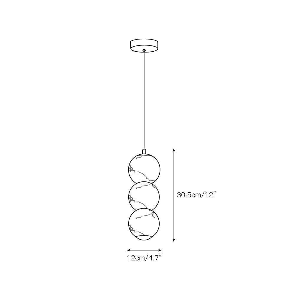 Elore Modern Minimalist Pearl Alabaster Pendant Light - Letslighting