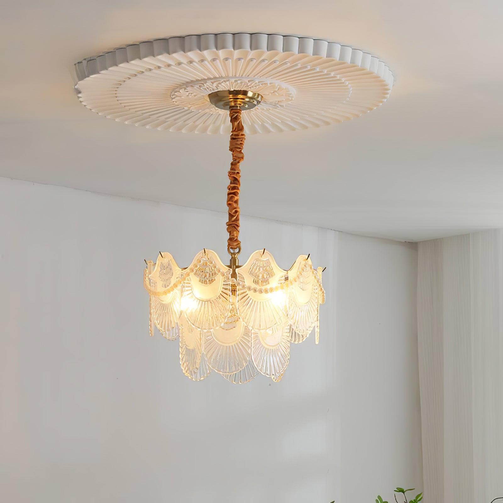 Lustra Kronleuchter Perle Glasschale-Letslighting