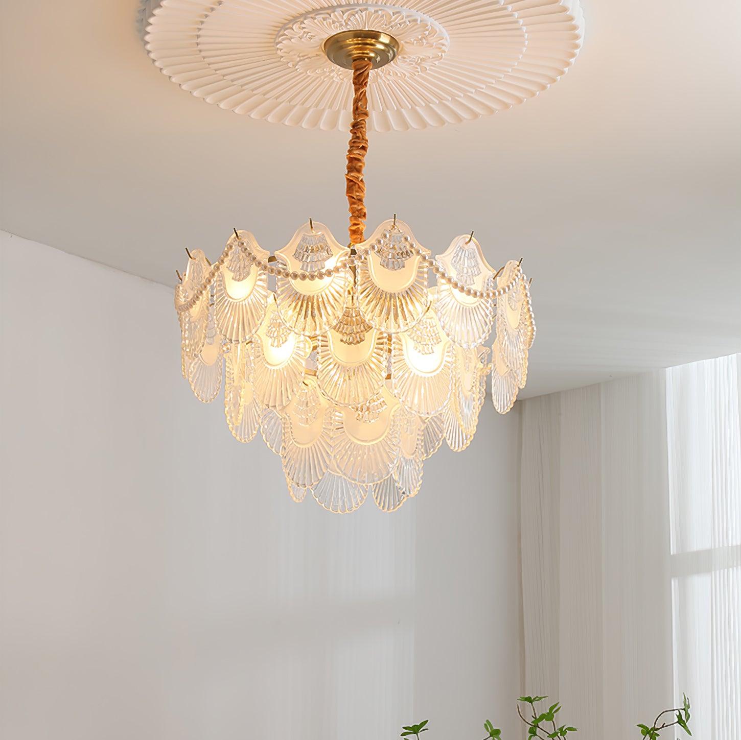 Lustra Kronleuchter Perle Glasschale-Letslighting