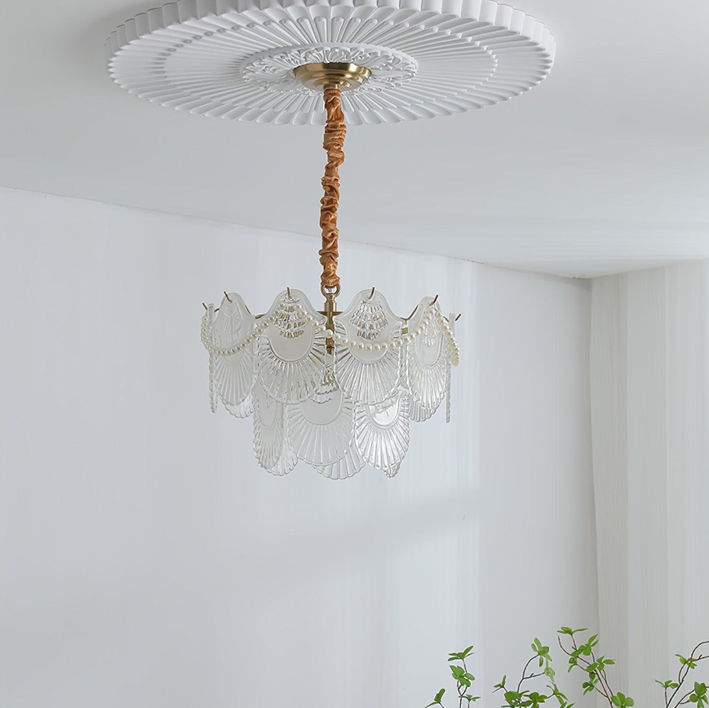 Lustra Kronleuchter Perle Glasschale-Letslighting
