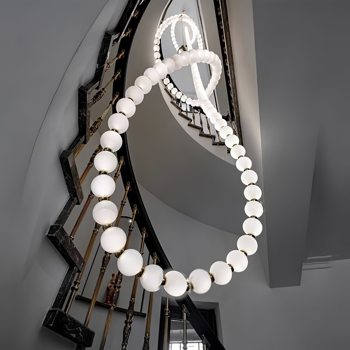 Vicariel Perlenkette Kugeln Glas Kronleuchter-Letslighting