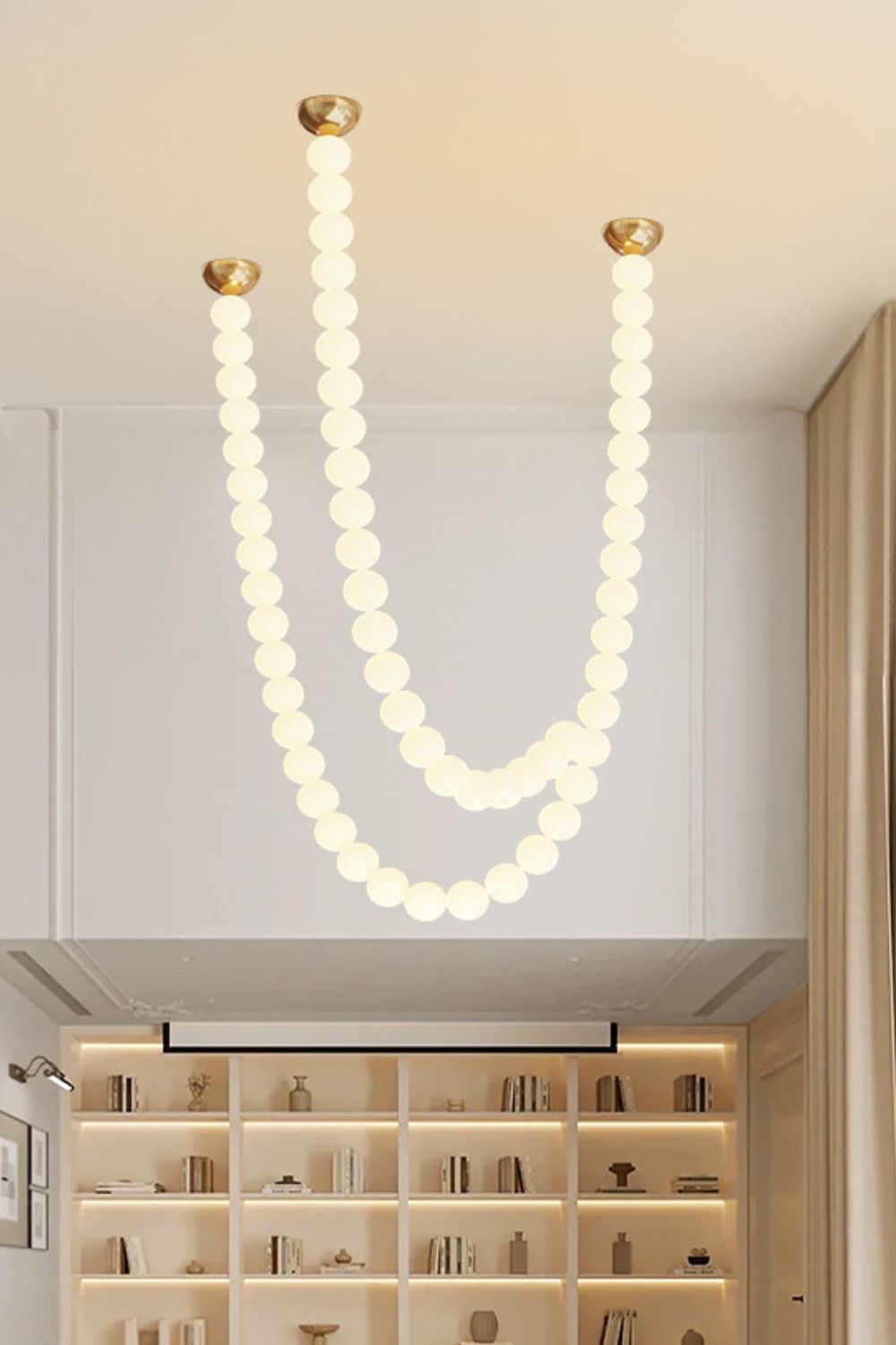 Vicariel Perlenkette Kugeln Glas Kronleuchter-Letslighting