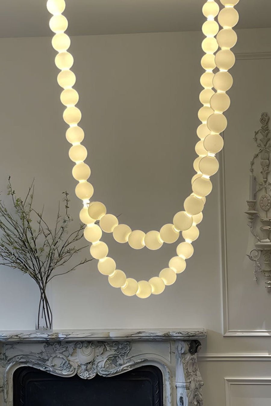 Vicariel Perlenkette Kugeln Glas Kronleuchter-Letslighting