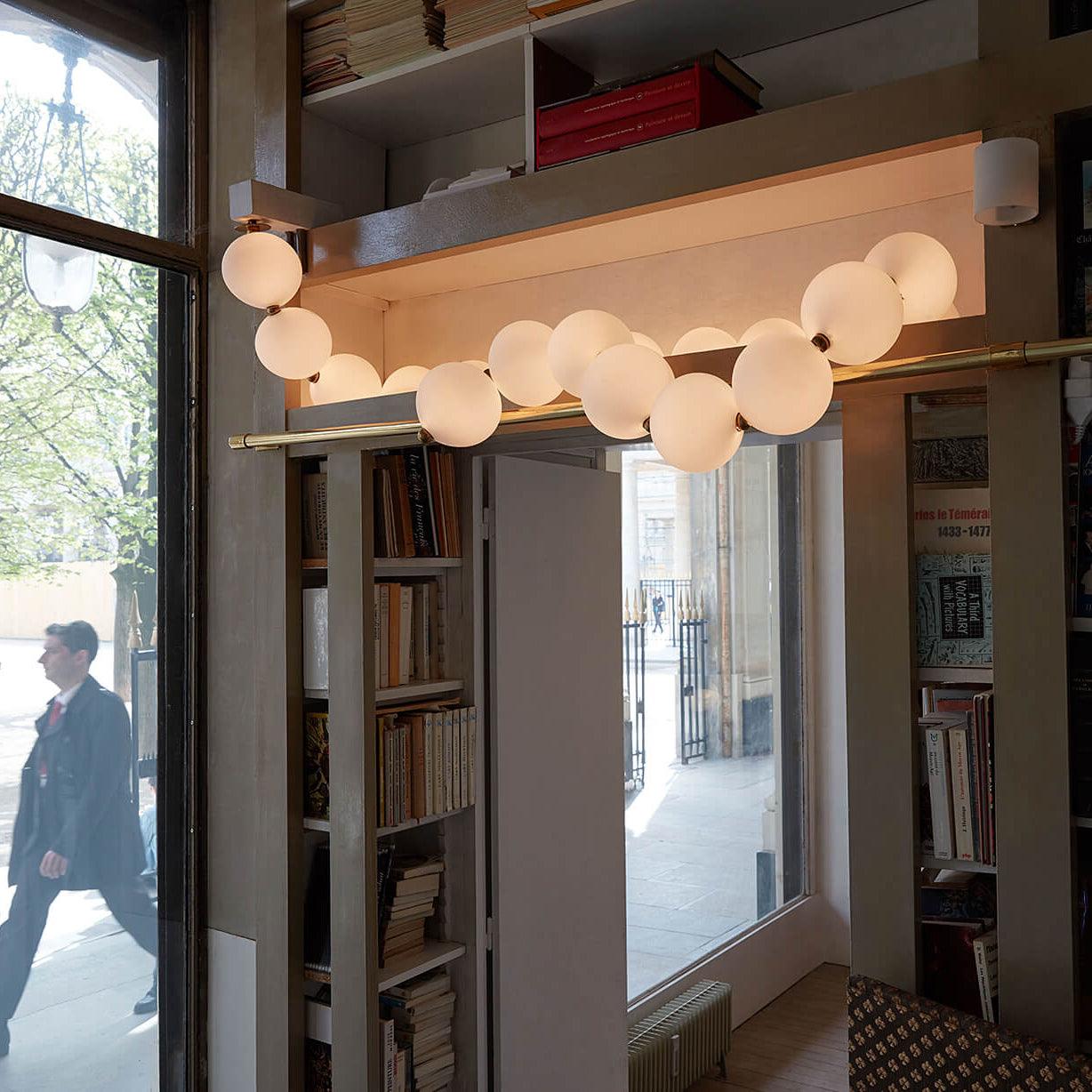 Icarara Glas Modern Perlenkette Kronleuchter-Letslighting