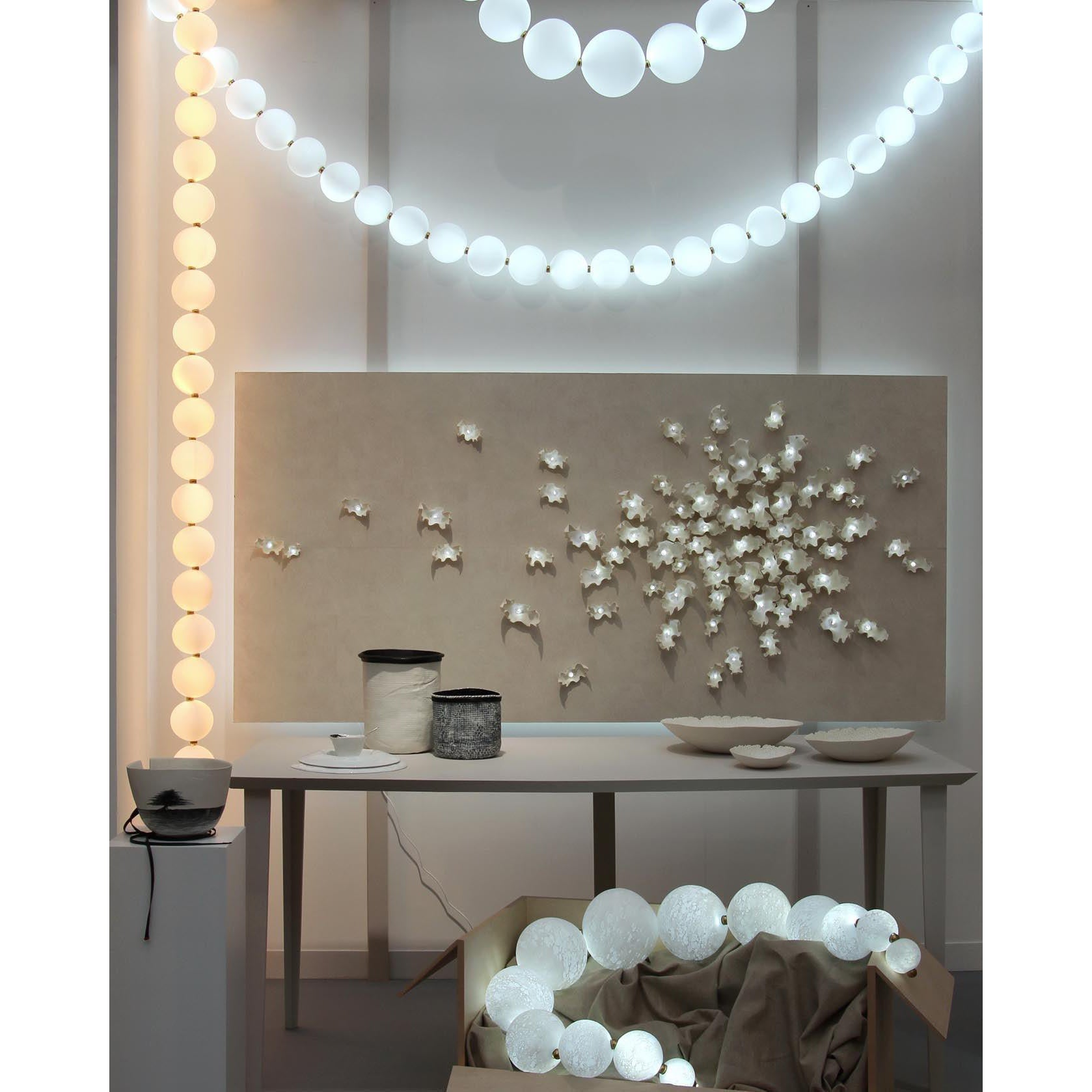 Icarara Glas Modern Perlenkette Kronleuchter-Letslighting