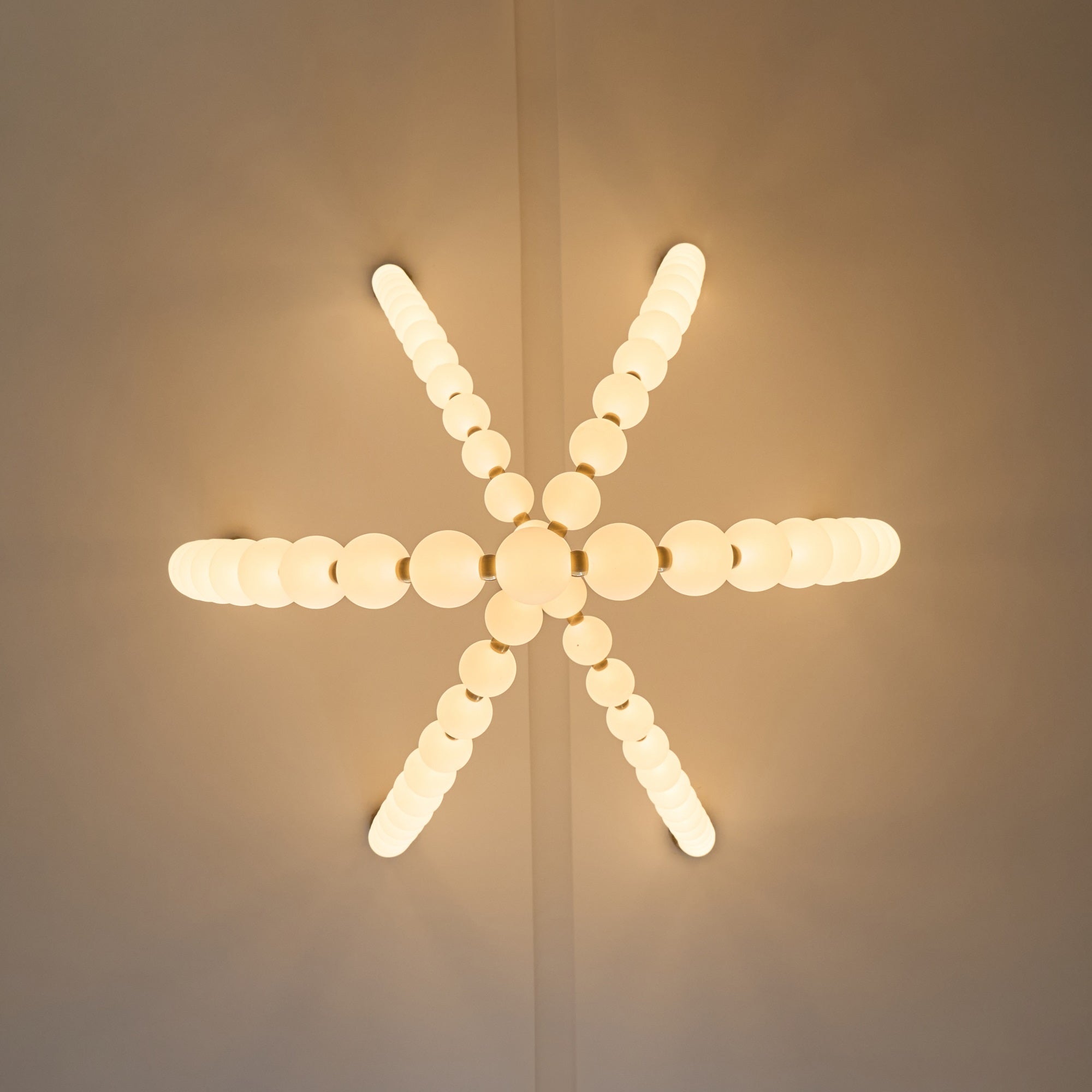 Icarara Glas Modern Perlenkette Kronleuchter-Letslighting