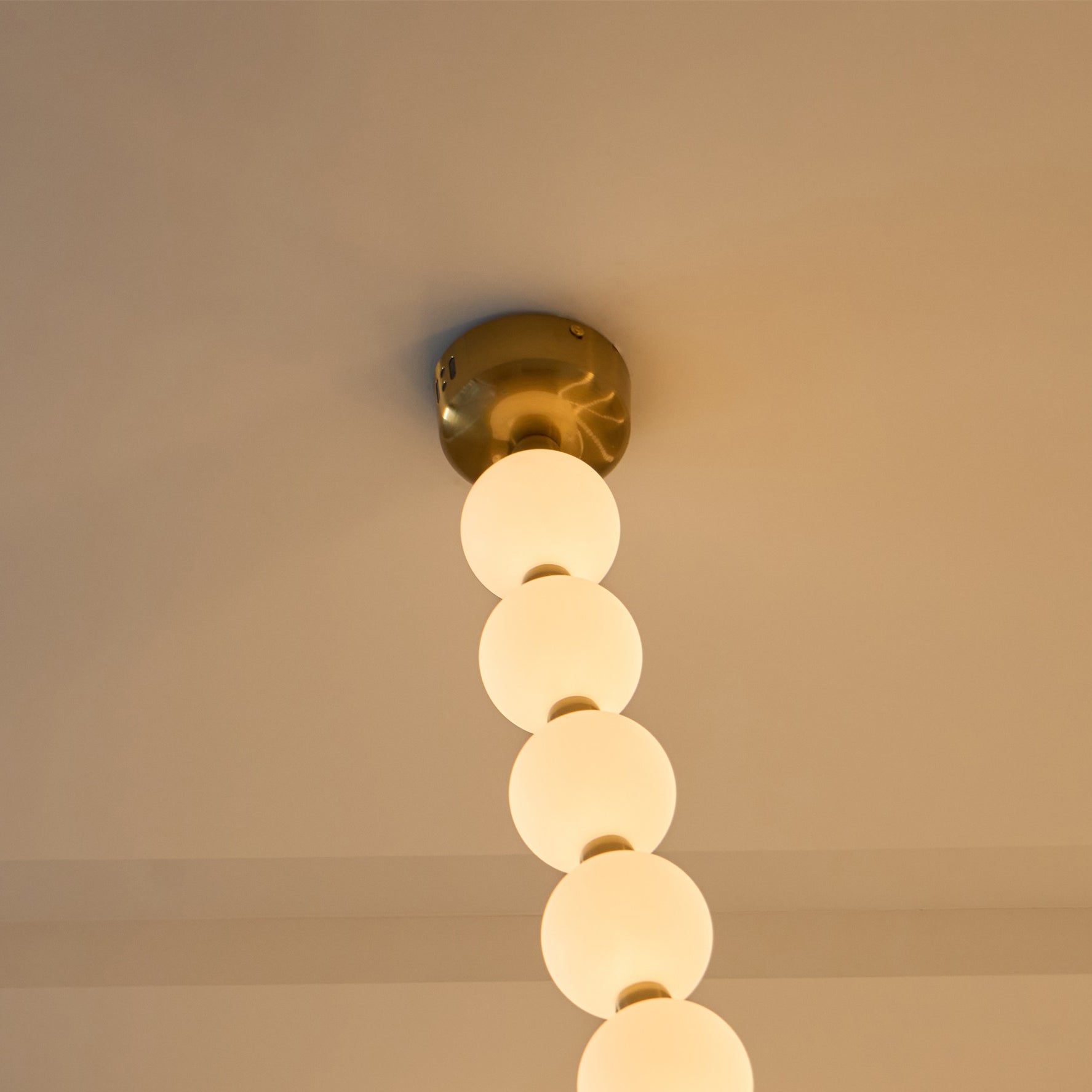 Icarara Glas Modern Perlenkette Kronleuchter-Letslighting