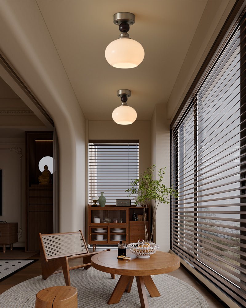Ivcarila Moderne Minimalistische Perle Kugel Glas Deckenleuchte-Letslighting