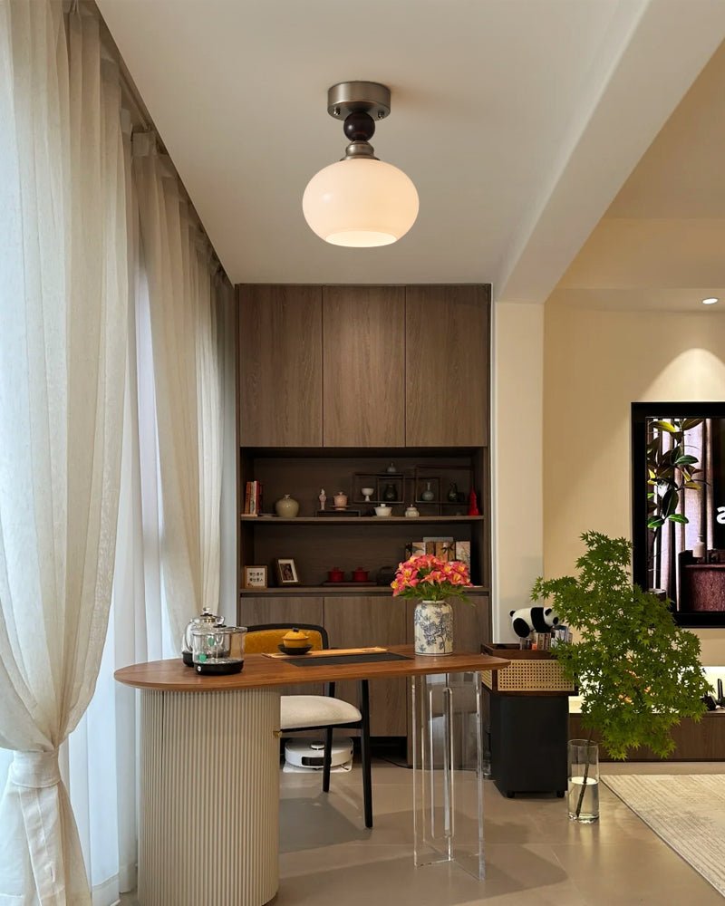 Ivcarila Moderne Minimalistische Perle Kugel Glas Deckenleuchte-Letslighting