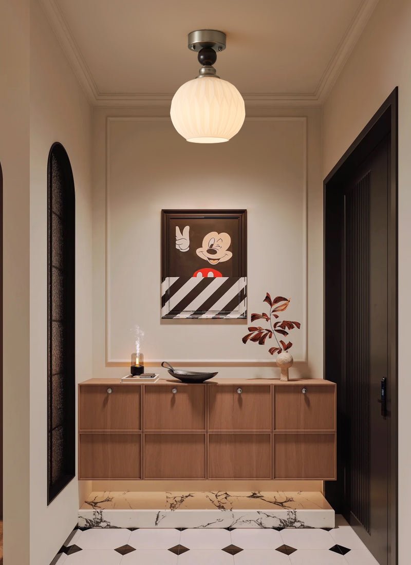 Ivcarila Moderne Minimalistische Perle Kugel Glas Deckenleuchte-Letslighting