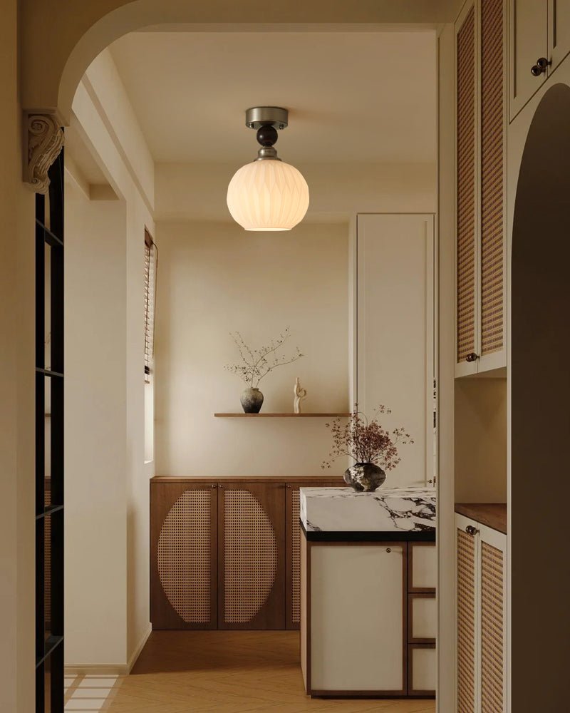 Ivcarila Moderne Minimalistische Perle Kugel Glas Deckenleuchte-Letslighting