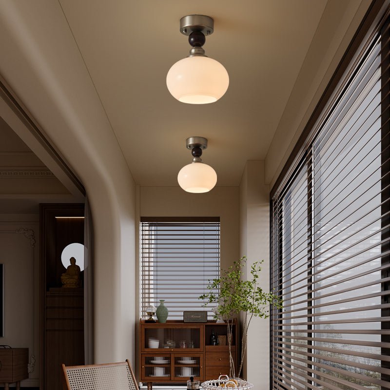 Ivcarila Moderne Minimalistische Perle Kugel Glas Deckenleuchte-Letslighting