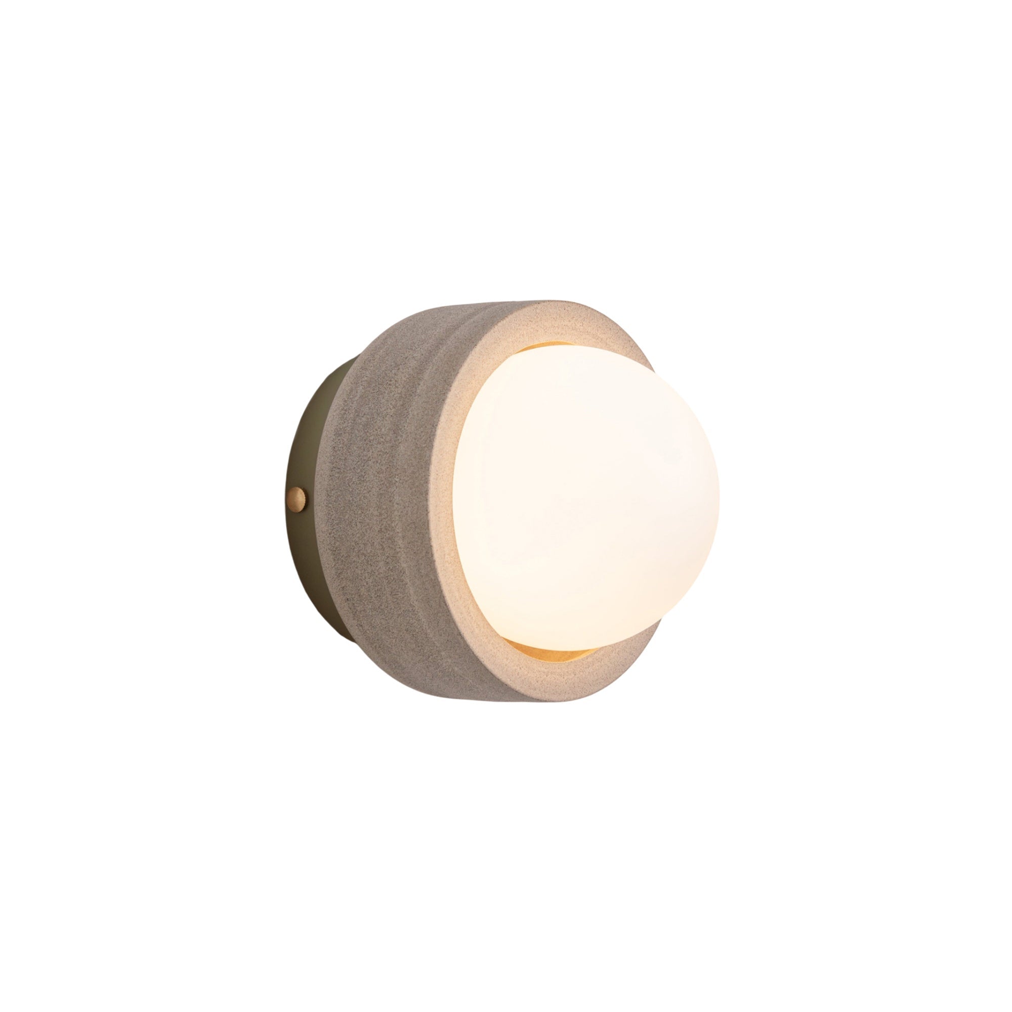 Carinor Modern Minimalist Travertine Metal Wall Lamp - Letslighting