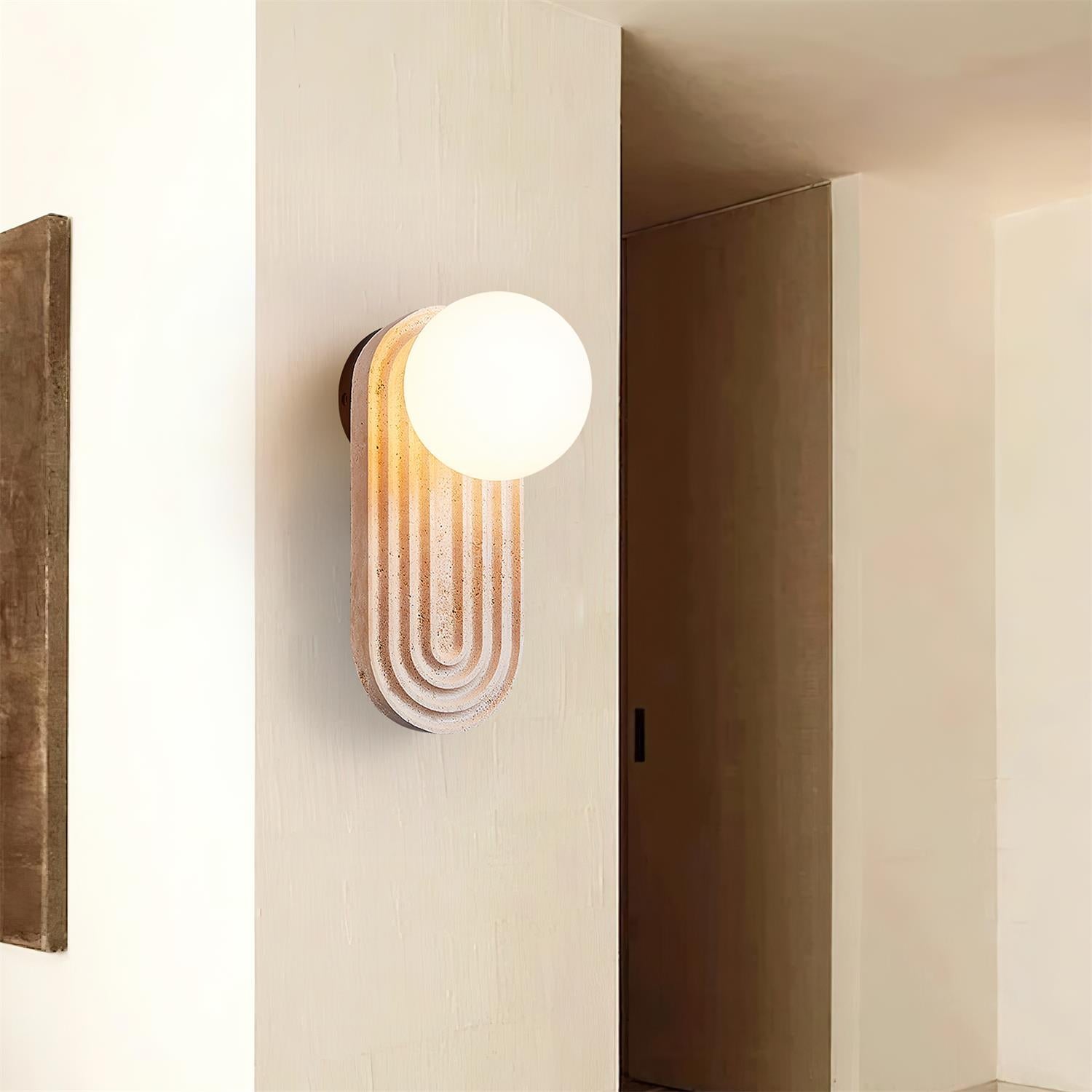 Pebivo Travertine Wall Lamp - Letslighting