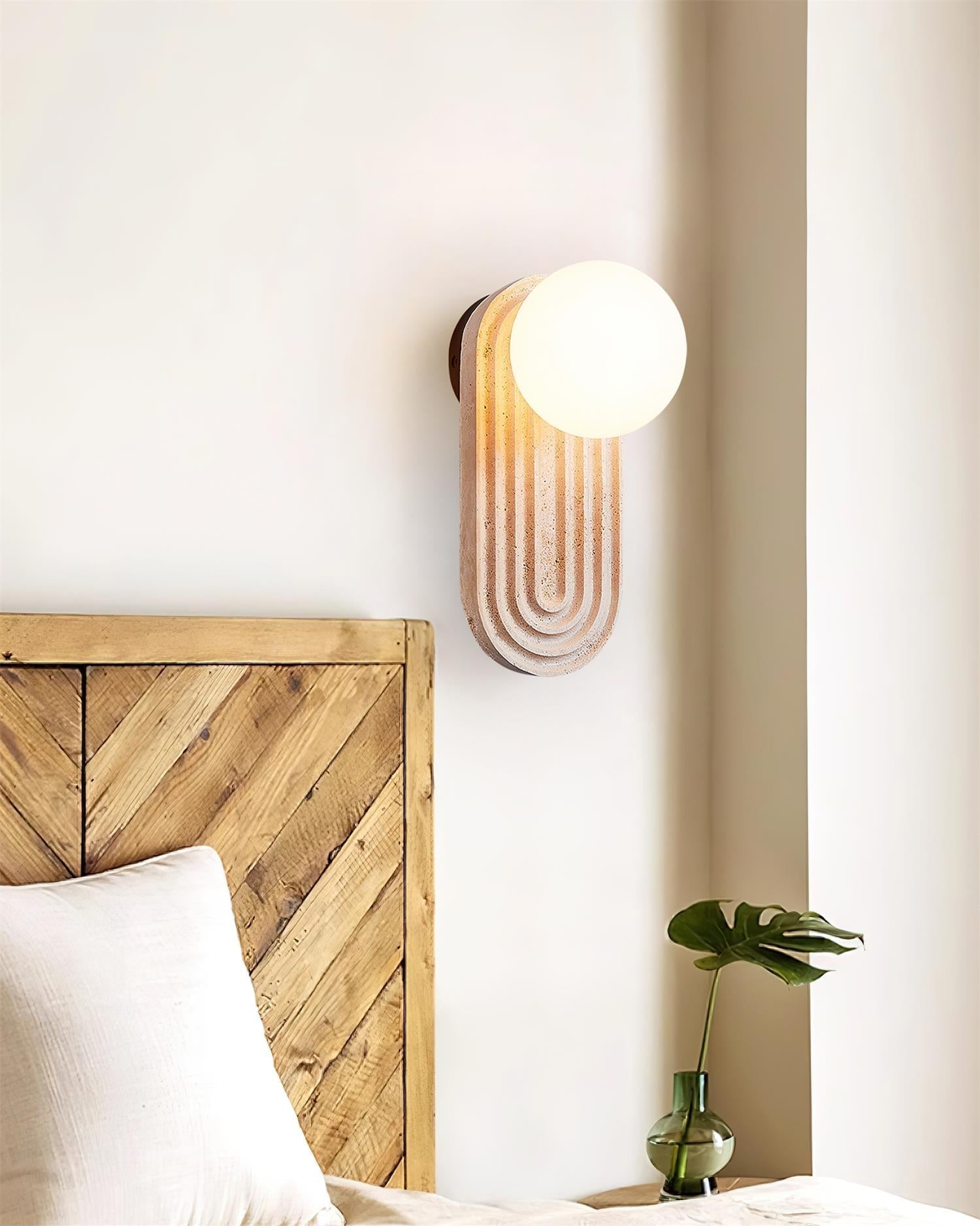 Pebivo Travertine Wall Lamp - Letslighting