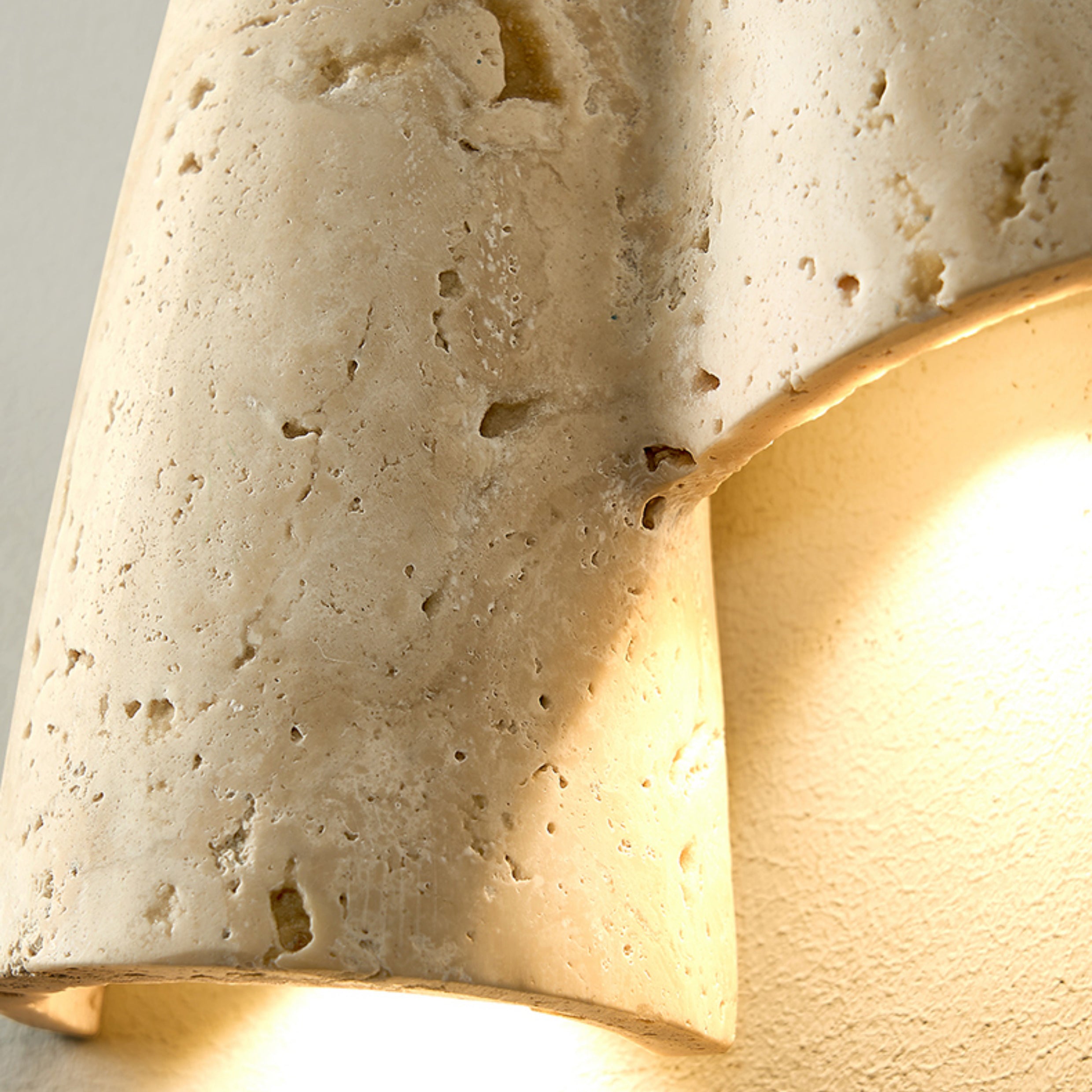Vidoros Modern Minimalist Travertine Wall Lamp - Letslighting