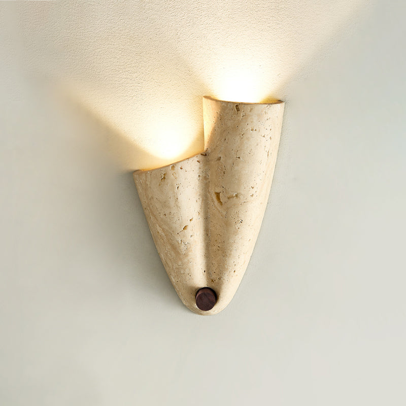 Vidoros Modern Minimalist Travertine Wall Lamp - Letslighting