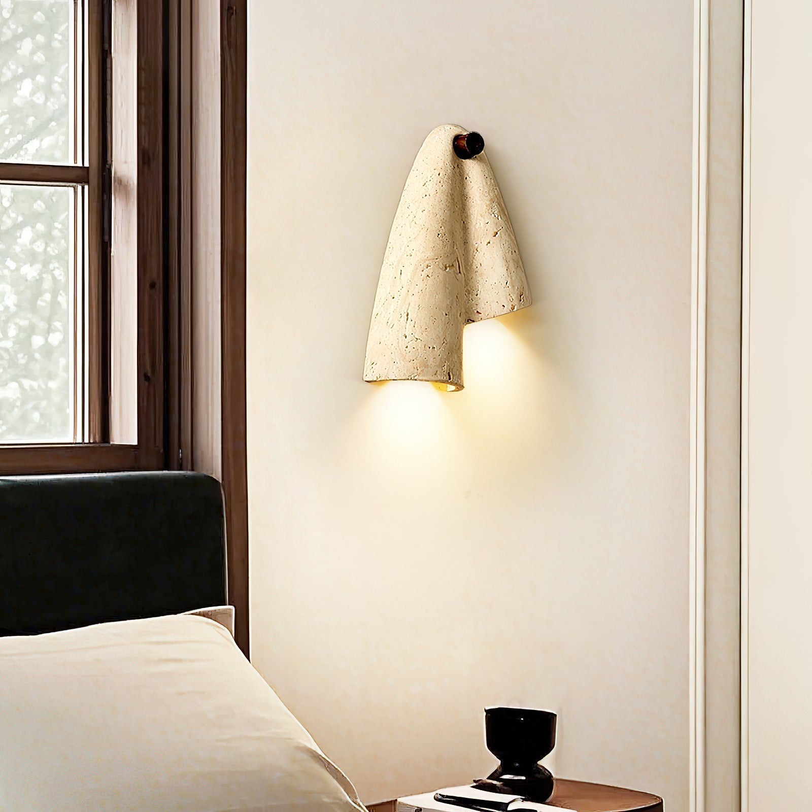 Vidoros Modern Minimalist Travertine Wall Lamp - Letslighting