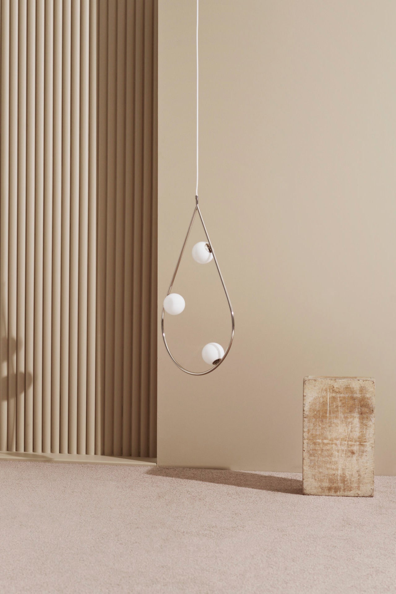 Ertheion Perlen Messing Glas Pendelleuchte-Letslighting