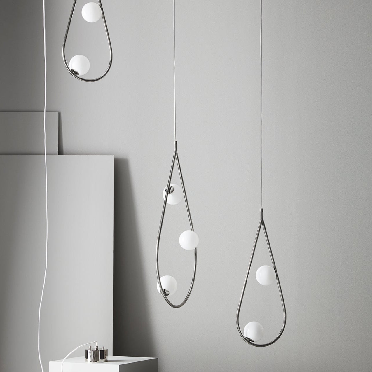 Ertheion Perlen Messing Glas Pendelleuchte-Letslighting