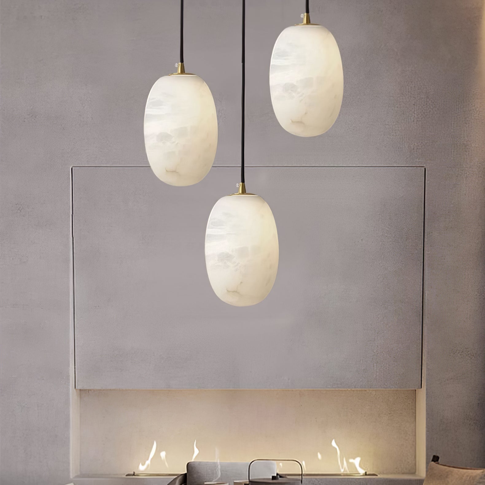 Vevelila Alabaster Pendant Light - Neutralighting