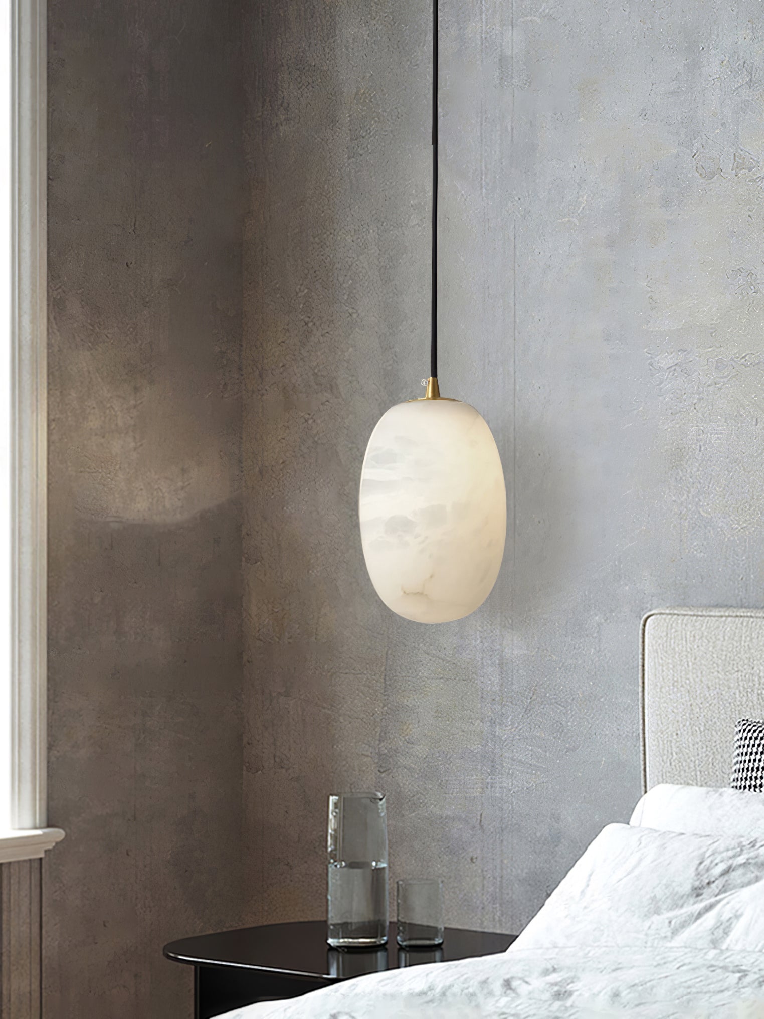 Vevelila Alabaster Pendant Light - Neutralighting
