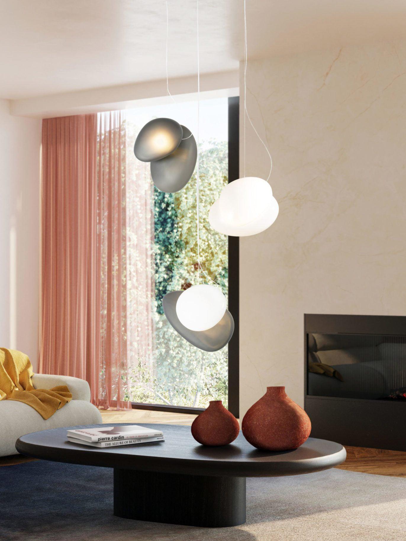 Eclipse Mattglas Pendelleuchte-Letslighting