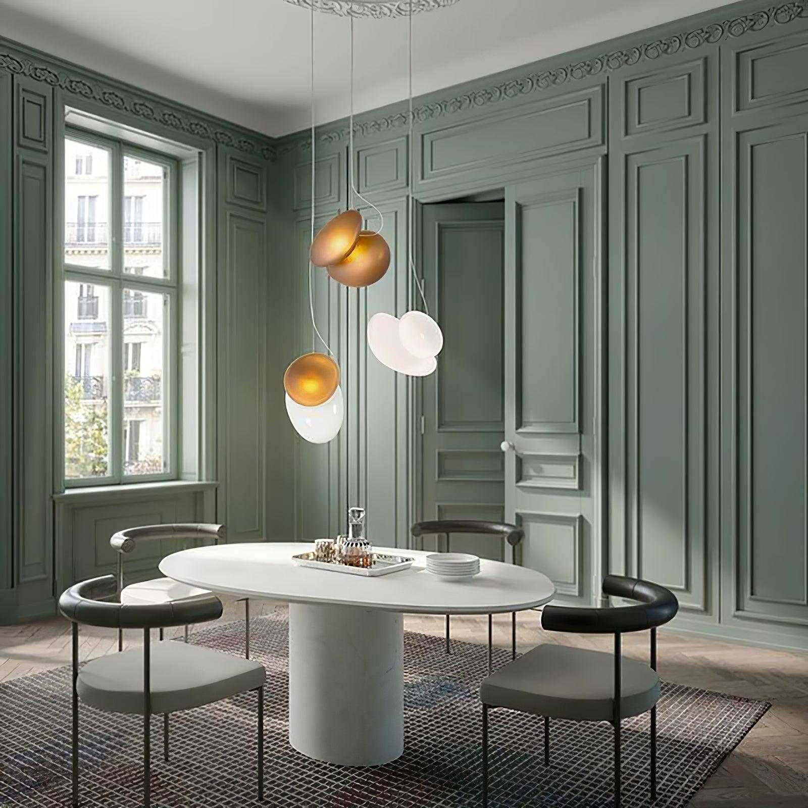 Eclipse Mattglas Pendelleuchte-Letslighting