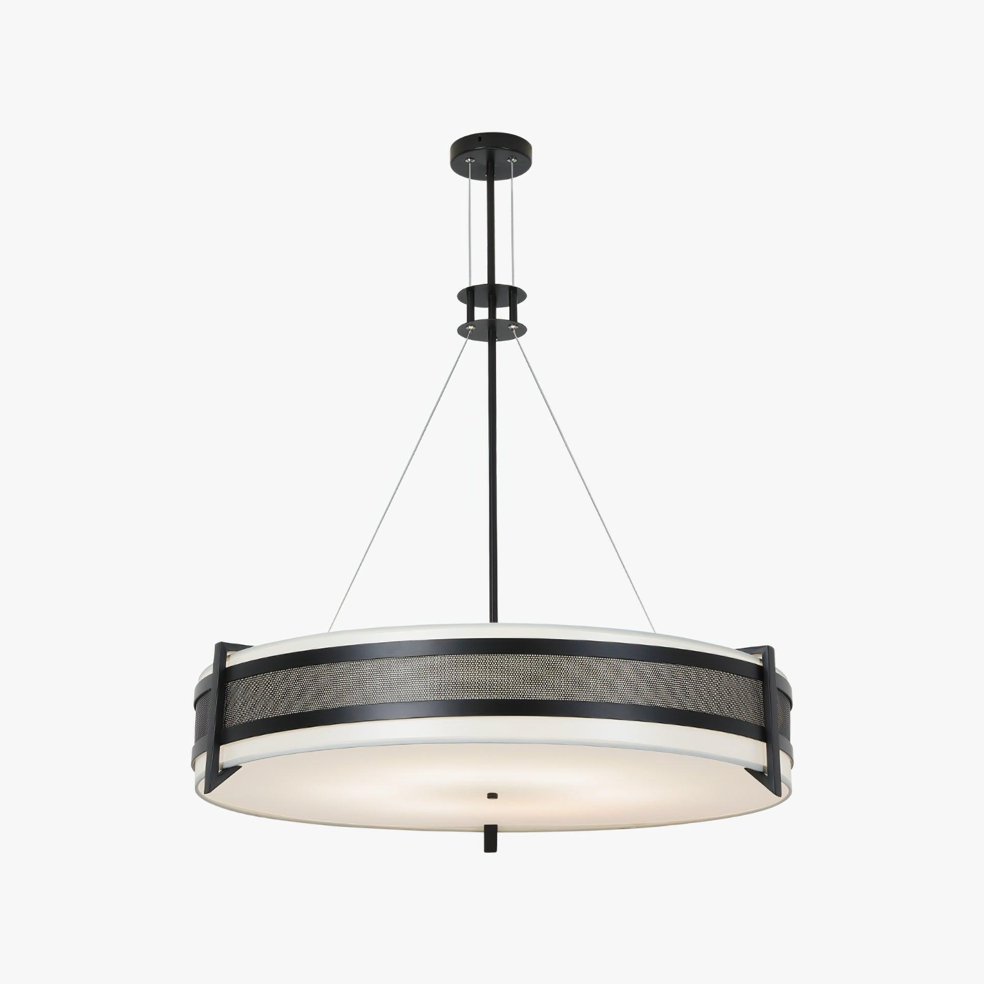 Lustra Kronleuchter Pedesina Schwarz Mesh LED-Letslighting