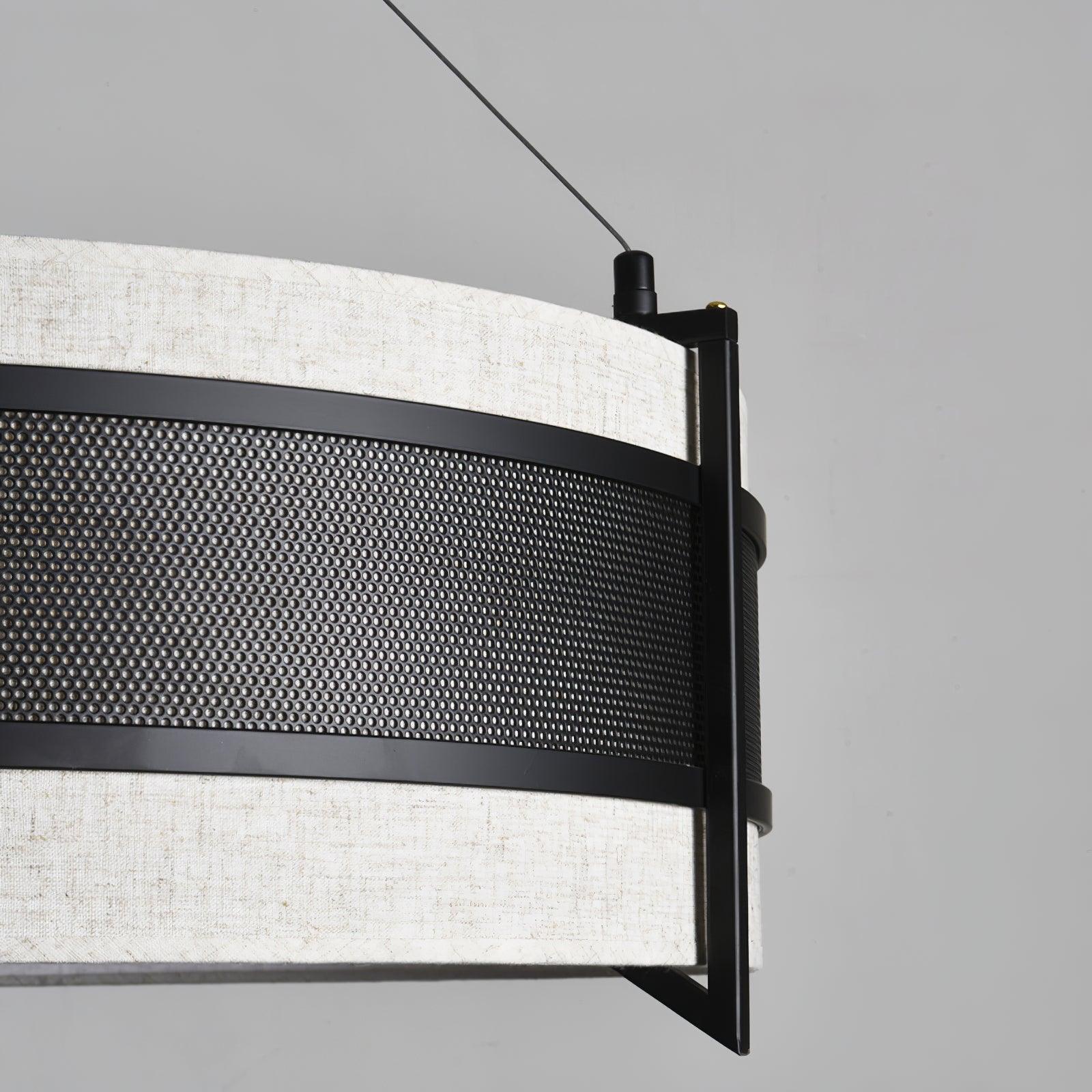 Lustra Kronleuchter Pedesina Schwarz Mesh LED-Letslighting